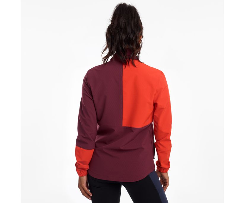 Saucony Bluster Women's Jackets Red / Burgundy | AU 269OKIR